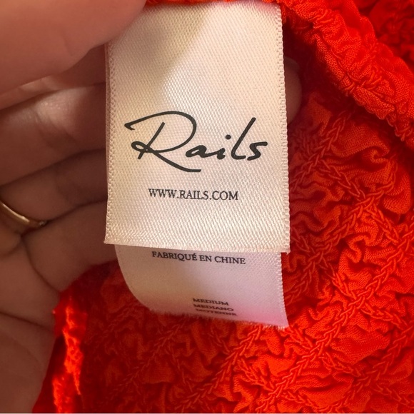 Rails Julie Mini Dress in "Cherry" Size Medium - Picture 11 of 12